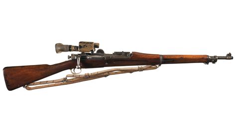 World War I Springfield Model 1903 Bolt Action Sniper Rifle Rock