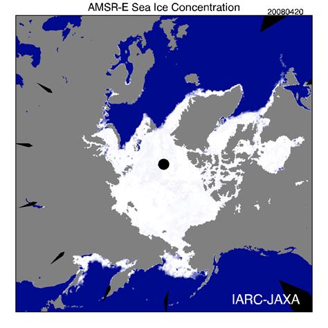 Arctic Sea Ice Getting Thinner And Thinner 2008 Jaxa Earth