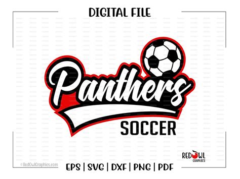 Soccer Svg Panther Soccer Svg Panther Panthers Soccer Svg Dxf