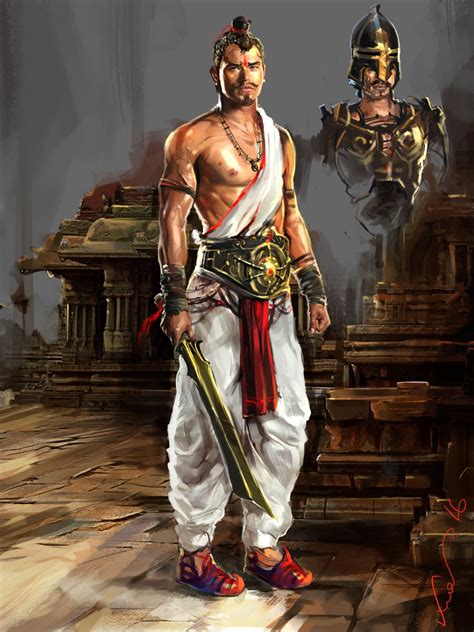 King Race Of Vijayanagaram Kingdom Kishore Ghosh Fantasy Art Warrior