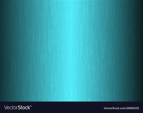 Teal brushed metal texture Royalty Free Vector Image