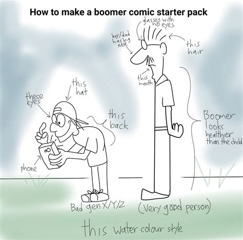 How To Make A Boomer Comic Starter Pack R Starterpacks Starter