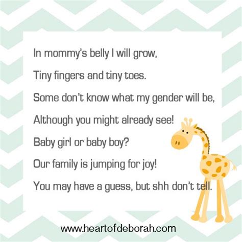 My son left for his freshman year of college this afternoon. 18 Super Fun And Cute Gender Reveal Poems and Riddles
