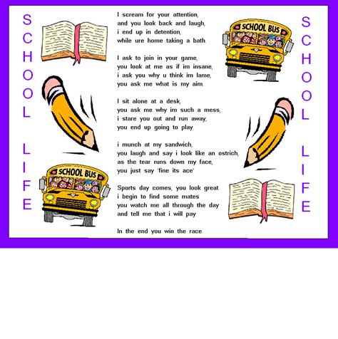 School Life Poem By Nicola By Nicola95 On Deviantart