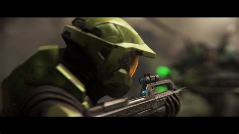 Halo 2 Anniversary Master Chief Engages A Hunter Rendered In Sfm Halo