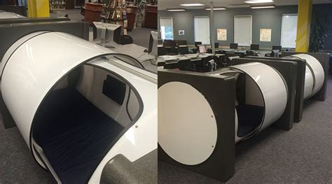 I've stumbled upon an array of google photographs of napping pods. Nap time: Sleep pods now available to BCIT students | News