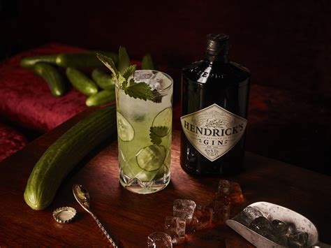 An alcoholic liquor similar to this, made by redistilling spirits with flavoring agents, especially juniper berries, orange peel, angelica root, etc. WIN !!! Hendrick's Gin Secret Order Pack