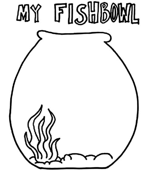 fish bowl coloring sheet   fish bowl coloring sheet png images  cliparts