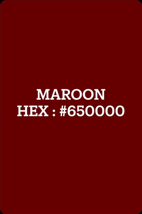 Maroon Color Hex Color Codes Red Hex Code Maroon Color