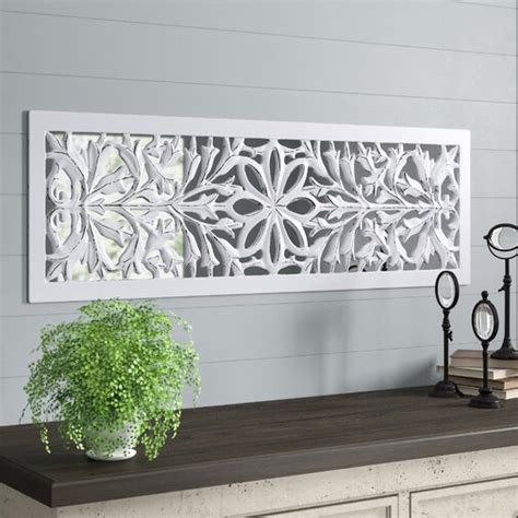 Wood Carved With Mirror Wall Décor And Reviews Birch Lane
