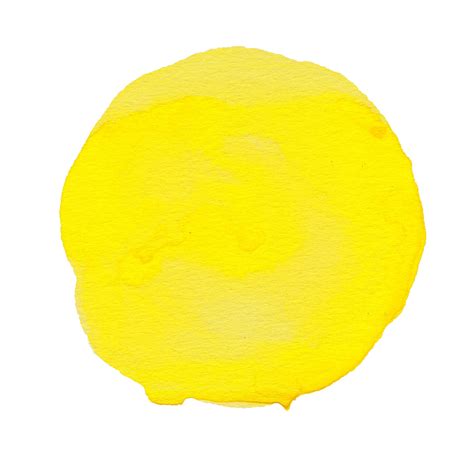 8 Yellow Watercolor Circle Background 