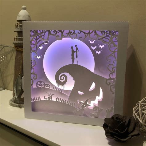shadow box j322 scalable card shadow box svg frame template 3d paper cut template light box svg