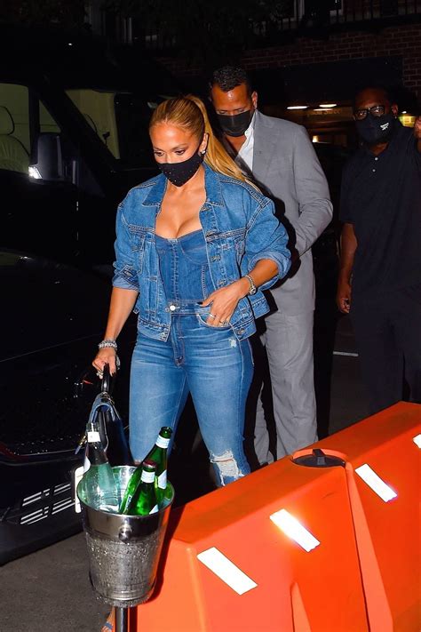 Alex And Jennifer Lopez Out For Dinner Date At Carbone Restaurant In