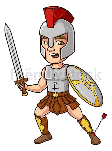 3 Achilles Clipart Cartoon Images And Vector Illustrations Friendlystock