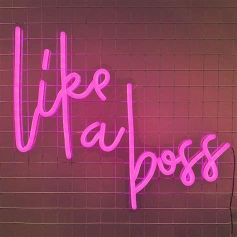 Like A Boss Pink Tumblr Aesthetic Pink Neon Wallpaper Neon Signs