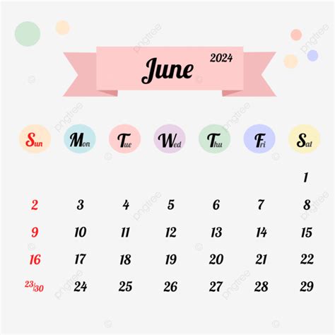 Calendario Junio Vector Png Dibujos Calendario Junio Mes