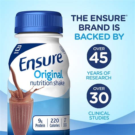 Ensure Original Nutrition Shake Milk Chocolate Fl Oz Count