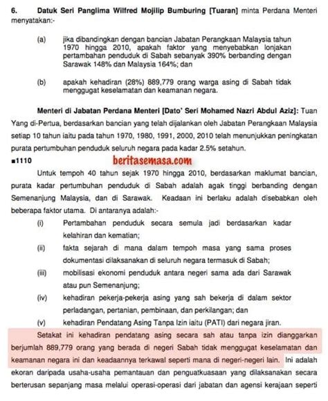 Banyak pendatang asing tanpa izin juga disahkan sebagai pembawa kuman hiv dan hepatitis. KONSORTIUM MAJIKAN: Sabah