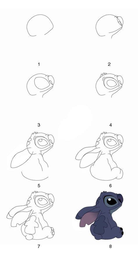Draw Stitch Step By Step By Grayalien Stitch Drawing Disney Drawings