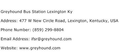 Receive bypasses at 14 sites in kentucky. Greyhound Bus Station Lexington Ky Address, Contact Number ...