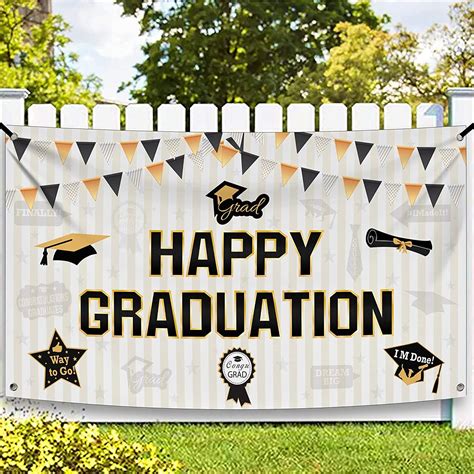 Xtralarge Happy Graduation Banner For Class Of 2021 Etsy