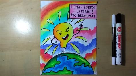 Poster hemat energi listrik dengan tema sketsa hitam putih. Contoh Poster Karikatur Hemat Energi / 50 Contoh Poster ...
