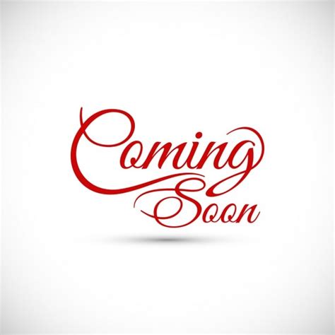 Coming Soon Text Design Vector Free Download
