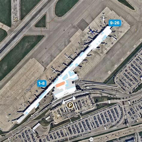 Buffalo Niagara Airport Map Guide To Bufs Terminals