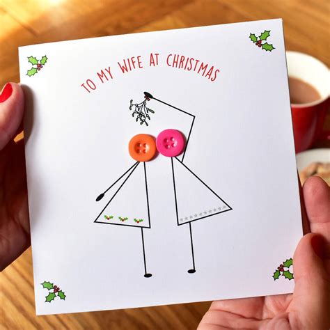 Surprise your valentine, with choice this year. To My Wife At Christmas Two Women Card By Mrs L Cards | notonthehighstreet.com