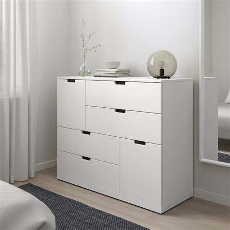 NORDLI Kommode 6 skuffer - hvit - IKEA