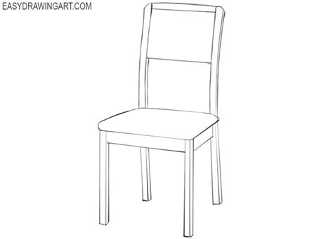 How To Draw A Chair Easy Chair Drawing Chair Art Chair