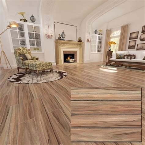 Cheap Wood Grain Effect Finish Ceramic Floor Tiles Manufacturers And