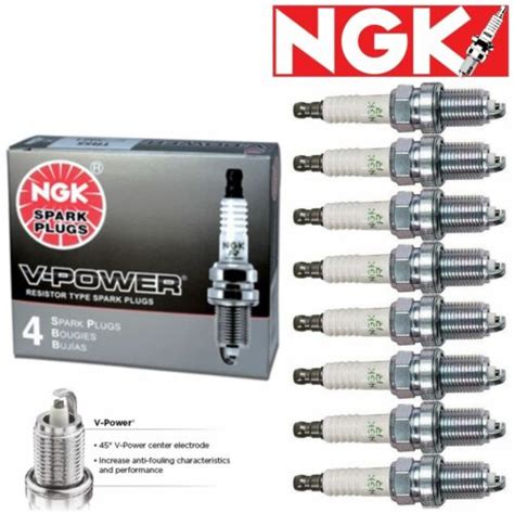 8 Pack Ngk V Power Racing Spark Plugs 5820 R5671a 10 5820 R5671a10 Nk