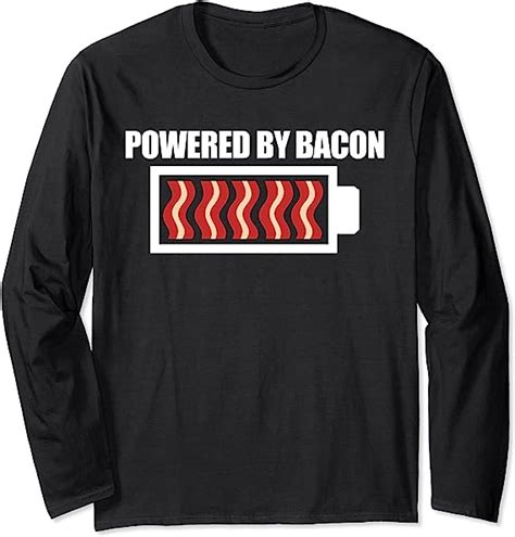 I Heart Bacon Funny I Love Bacon Long Sleeve T Shirt Uk