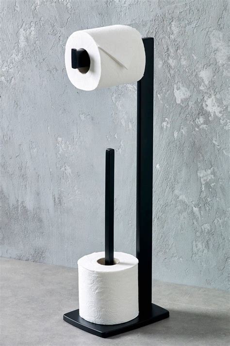 Next Moderna Toilet Roll Holder Black Toilet Roll Holder Black
