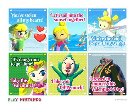 Nintendo Valentines Legend Of Zelda Windwaker Legend Of Zelda