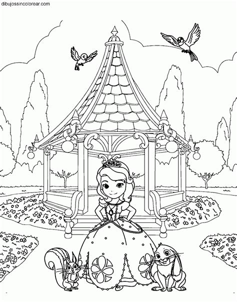Dibujos De La Princesa Sof A Princesa Disney Para Colorear