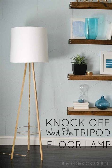 10 Easy To Make Diy Tripod Floor Lamps Diy Crafts