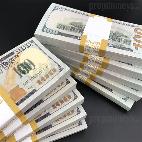 100000 Full Print Stacks New Style Full Print Prop Money Money