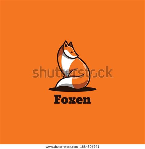 Fox Mascot Logo Design Vector Illustration Stock Vector Royalty Free