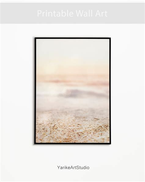Sunset Beach Print Ocean Sunset Printable Digital Download Etsy