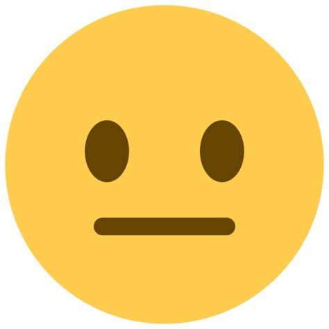 Straight Face Emoji Download Svg Download Png Straight Face Emoji