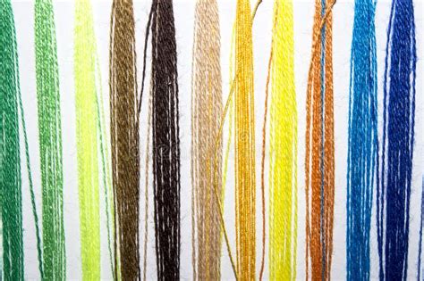 Background Of Colored Threads For Embroidery Stock Photo Image Of