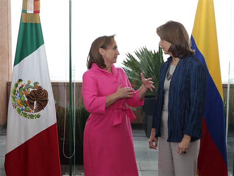 Reunión Con La Canciller De Colombia María Eugenia Holguín Secretaría