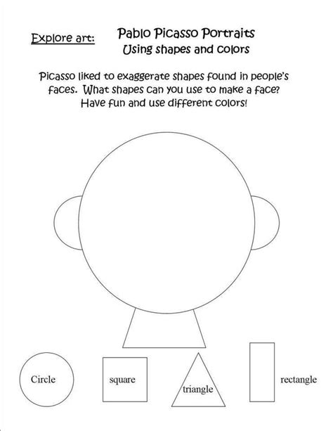 10 Cubism Worksheet Kindergarten Check More At Printable