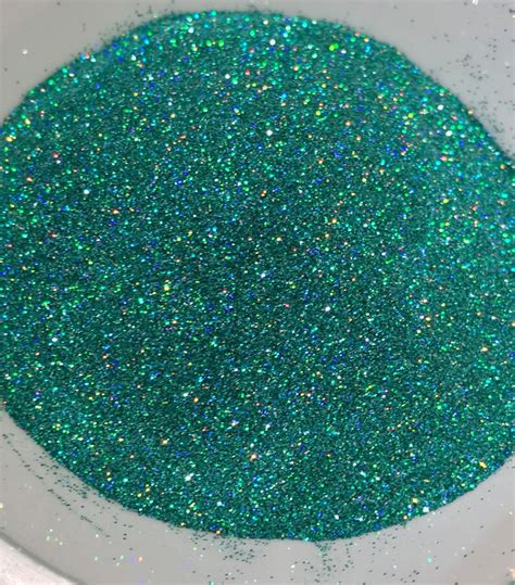 Ultra Fine Glitter Holographic Turquoise Mystic Etsy