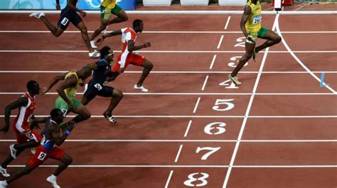 Usain bolt beats his own world record on the iaaf world championships in berlin, germany on the 20th. Usain Bolt veröffentlicht "Social Distancing"-Olympiafoto
