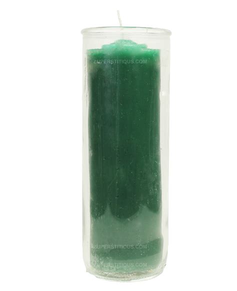 7 Day Green Pull Out Candle Suerte·luck