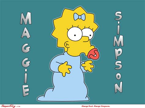 Maggie The Simpsons Wallpaper 6345179 Fanpop