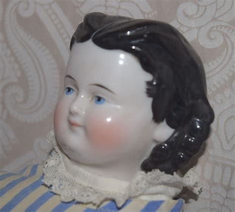 Adelina Patti German Glazed Porcelain China Head Doll By Alt Beck